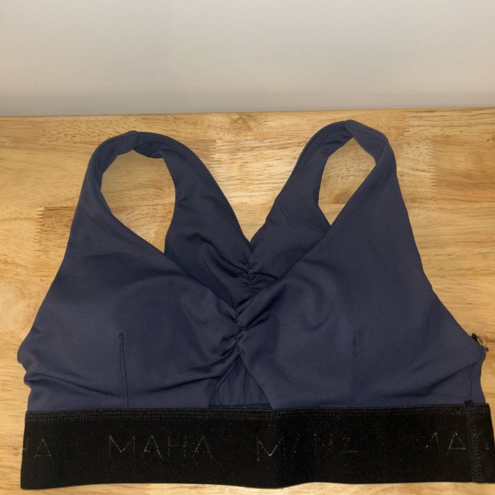 MAHA Active Sports Bra Blue Size Medium - NWT